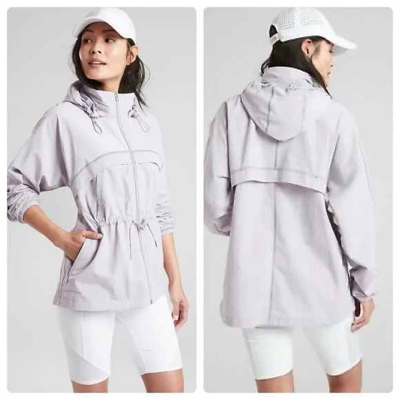 Athleta Rain to Shine‎ Jacket Twilight Lilac Oversized XXS - Picture 1 of 10